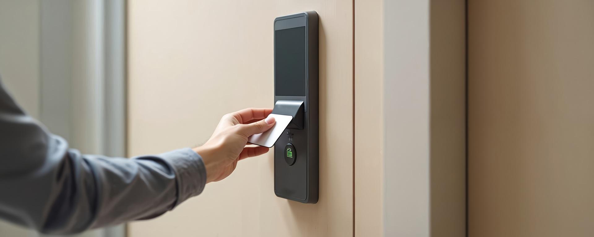 Elektronische Zugangskontrolle mit Karte | Schreckschusspistole