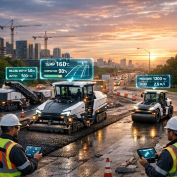 Maschinen am Limit: Wie neueste Innovationen den Straßenbau revolutionieren